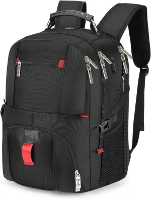Boardingblue 17x13x8 Inches Laptop College Travel Backpacks for Men Women, Under-Seat Backpack for JetBlue, Spirit, Frontier(Black)