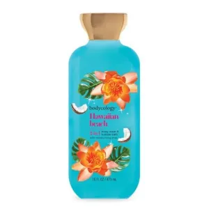 Bodyc.ology 2 in 1 Body Wash & Bubble Bath, Hawaiian Beach,16 fl oz, pack 1