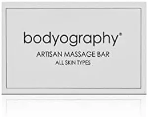 Bodyography Blanc - Bulk Artisan Massage Bar | 1.8 oz | Vanilla White Tea, Mini Travel Size Toiletries (100% Recyclable)| Individually Boxed Hotel Amenities, Suitable for All Skin