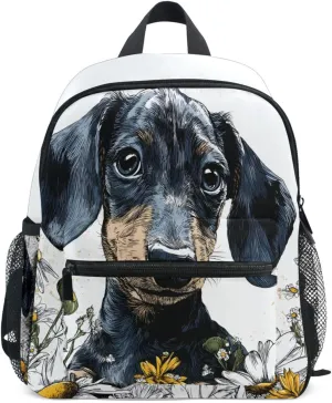 Bolaz Upgraded Backpack for School Teenagers Girls Boys-Dog,Travel Bag with Chest Buckle and Whistle