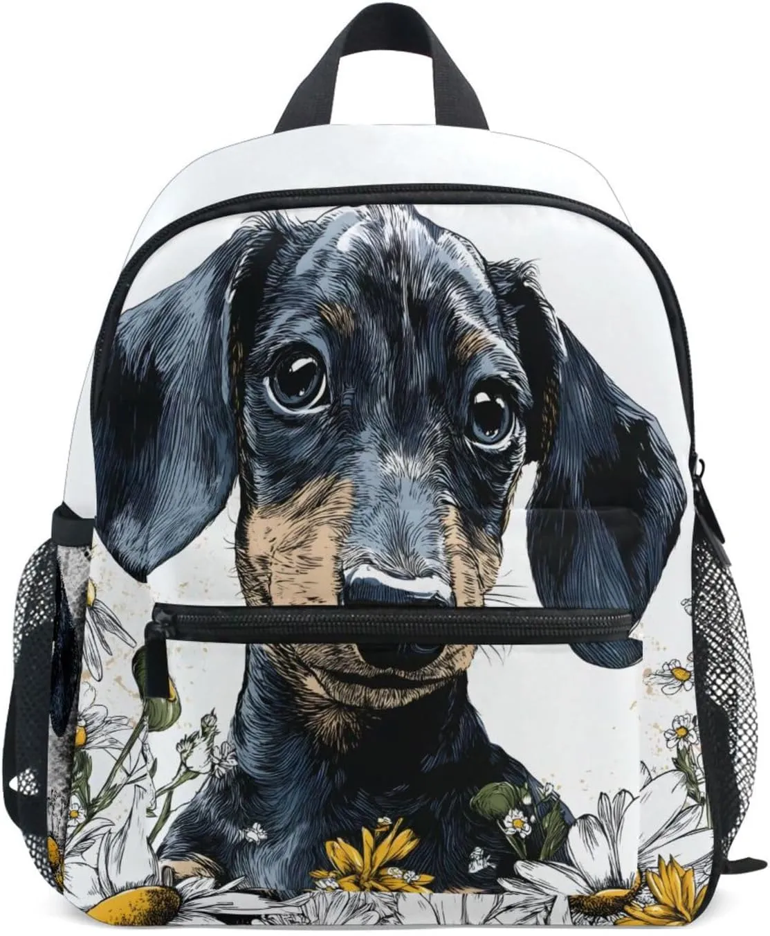 Bolaz Upgraded Backpack for School Teenagers Girls Boys-Dog,Travel Bag with Chest Buckle and Whistle
