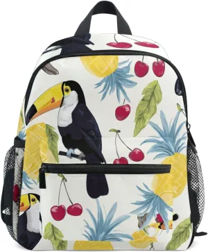 Bolaz Upgraded Backpack for School Teenagers Girls Boys-Giant Mouthed Cherry Pattern,Travel Bag with Chest Buckle and Whistle