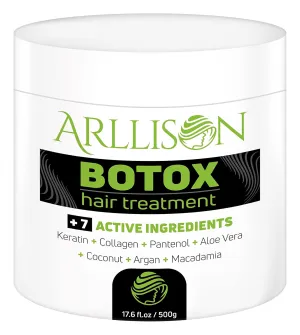 Botox Hair Treatment With Antifrizz, Soft Shiny Hair With Deep Hydration, Formaldehyde Free, Softens, Moisturizers, Adds Shine,volume control and hair smoothness,Brazilian 17.5 oz. /500g