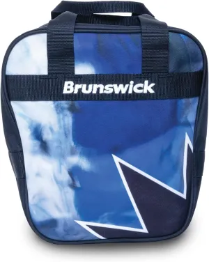 Brunswick Spark Single Tote Bowling Bag (Indigo Swirl)