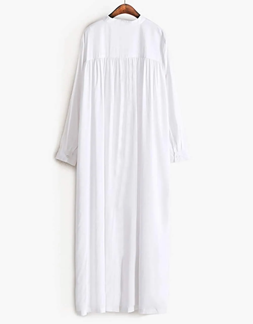 Bsubseach Women’s Beach Kaftan Dress Flowy Button Down Long Shirt Dress Kimono Cardigan Lightweight Caftan Swimsuit Cover Up