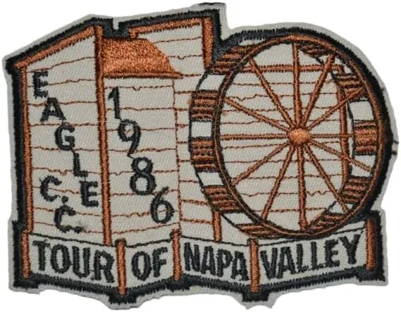 California 1986 Tour of NAPA Valley Eagle Cycling Club Bicycle Vintage Patch