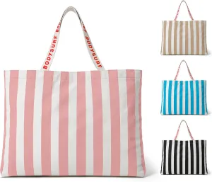 Canvas Tote Bag for Women - Beach Tote, Summer Bag for Travel, Pool, Weekender, Cruise, Market, Shopping