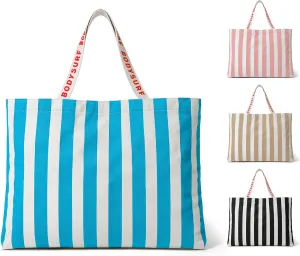Canvas Tote Bag for Women - Beach Tote, Summer Bag for Travel, Pool, Weekender, Cruise, Market, Shopping