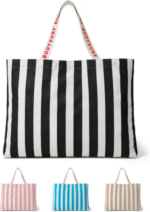 Canvas Tote Bag for Women - Beach Tote, Summer Bag for Travel, Pool, Weekender, Cruise, Market, Shopping