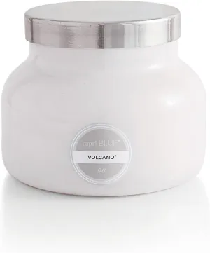 Capri Blue Volcano Scented Candles - Luxury Glass Jar Candles for Home Scented with Tropical Fruit & Sugared Citrus - Soy Wax Blend - Capri Blue Volcano - White Color (19 oz)