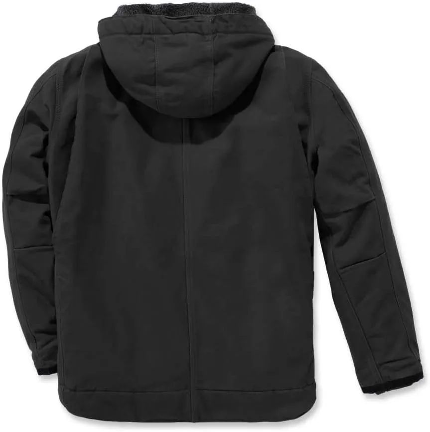 Carhartt Men's Relaxed Fit Washed Duck Sherpa-Lined Utility Jacket