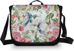 Casual Flap Crossbody Bag for Women Large Messenger Bag Vintage Men Shoulder Satchel Handbag for 15inch Laptop