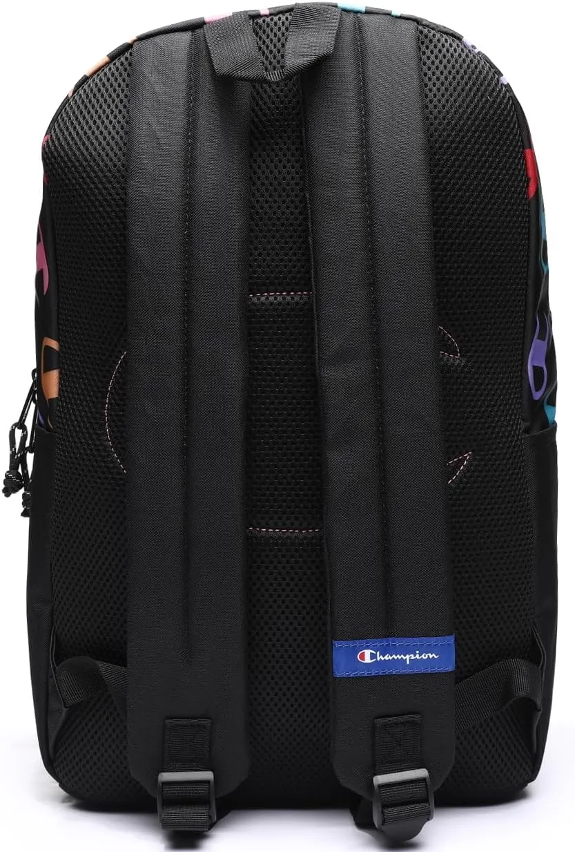 Champion Mens Laptop Basic-multipurpose-backpacks, Black/Multi