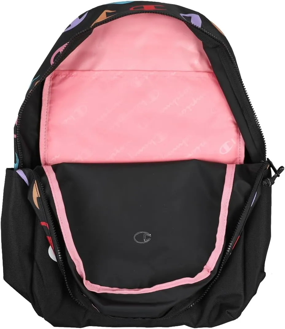 Champion Mens Laptop Basic-multipurpose-backpacks, Black/Multi