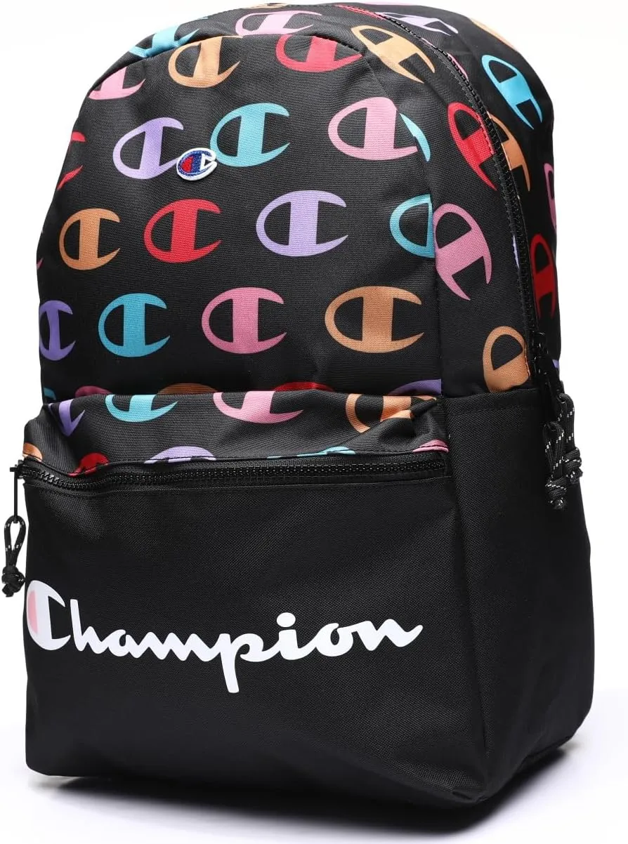 Champion Mens Laptop Basic-multipurpose-backpacks, Black/Multi
