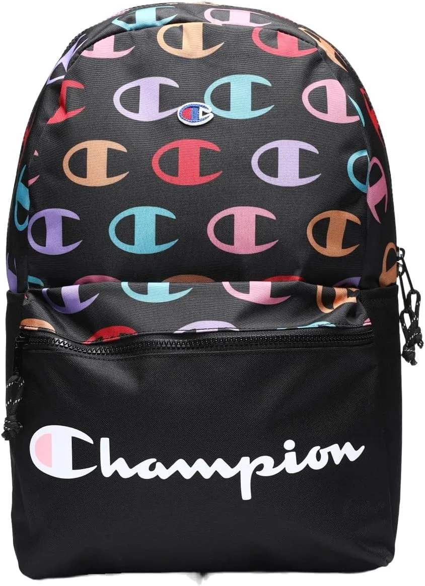Champion Mens Laptop Basic-multipurpose-backpacks, Black/Multi