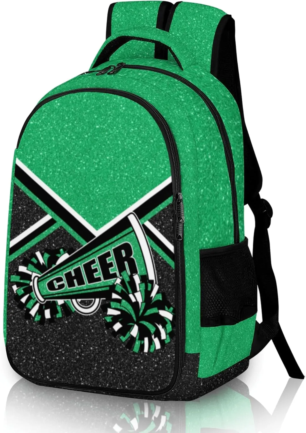 Cheer Backpack for Cheerleaders, Cheerleading Gifts for Teams, Women's Green Backpack