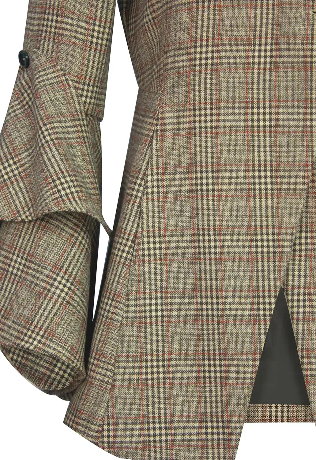 CHIC STAR Womens Wool Plaid Jacket