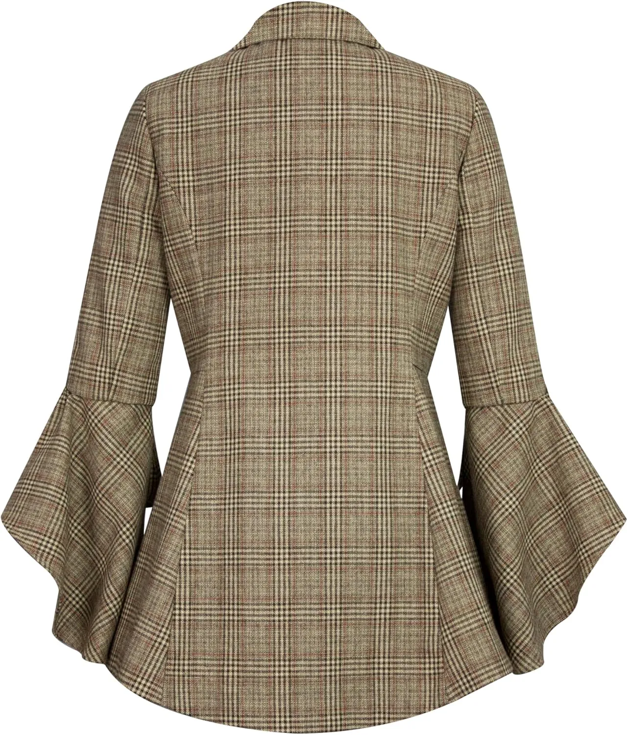 CHIC STAR Womens Wool Plaid Jacket