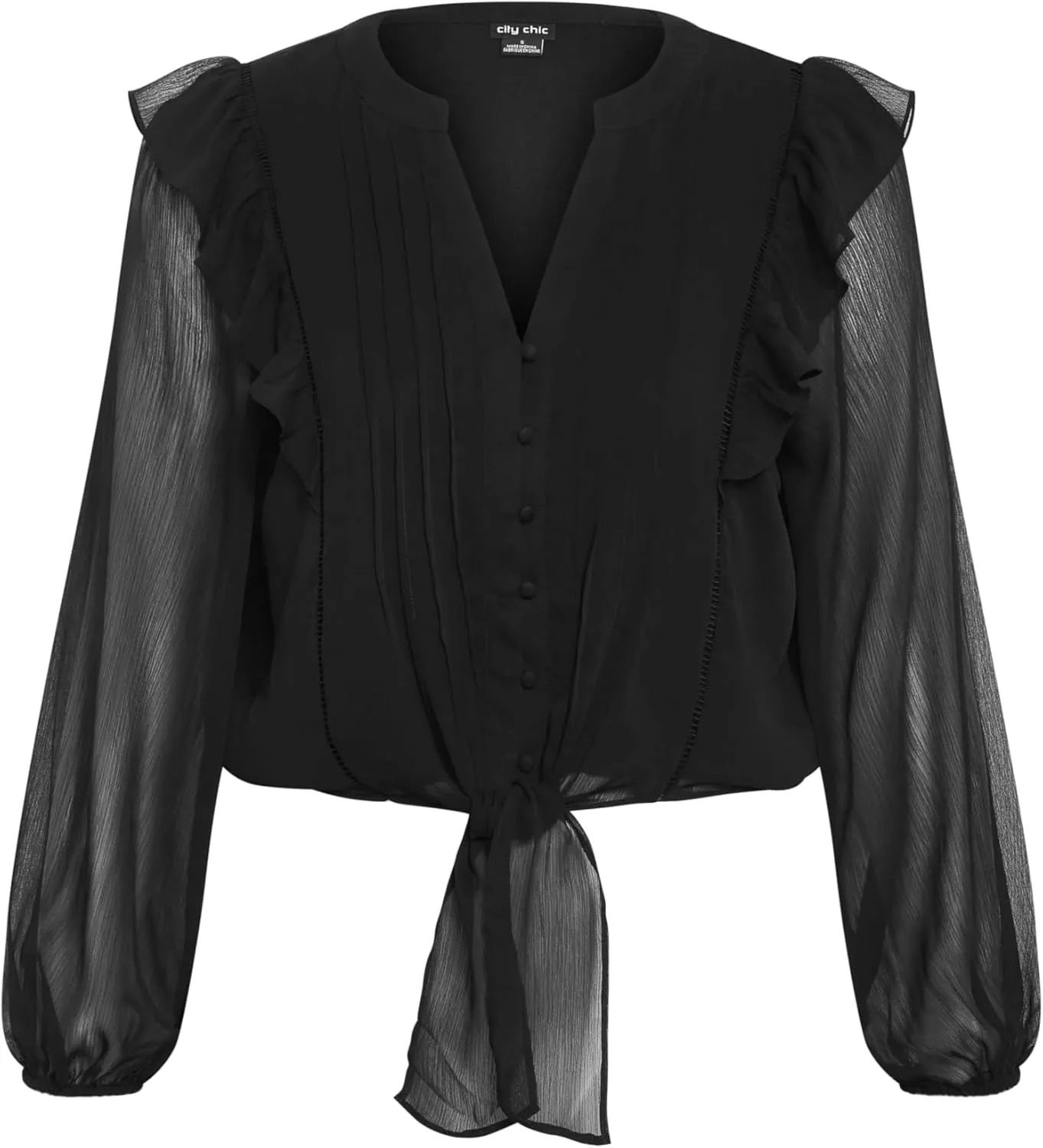 City Chic Women's Citychic Plus Size Shirt Melina
