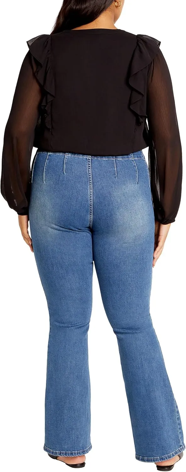 City Chic Women's Citychic Plus Size Shirt Melina