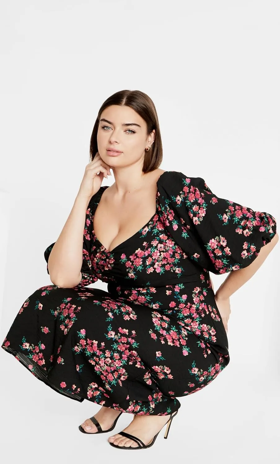 City Chic Women's Plus Size Dress Blake PRT