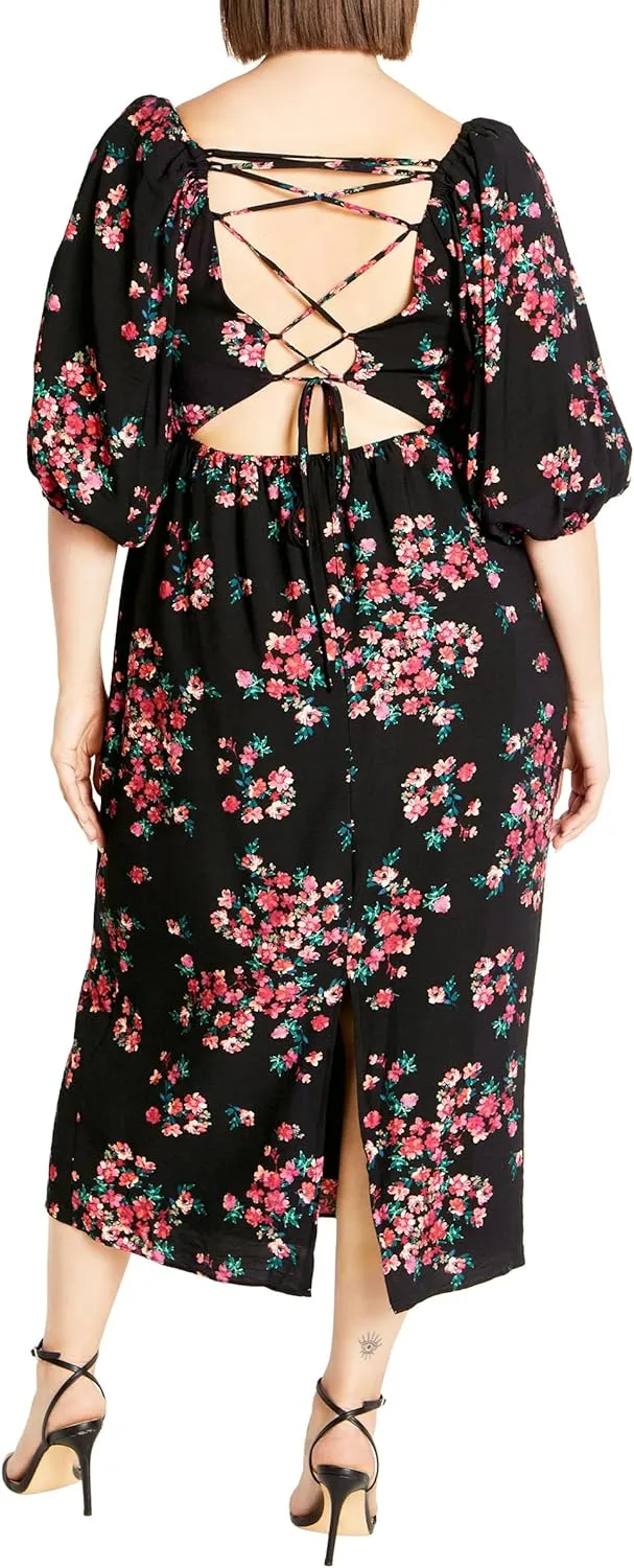 City Chic Women's Plus Size Dress Blake PRT