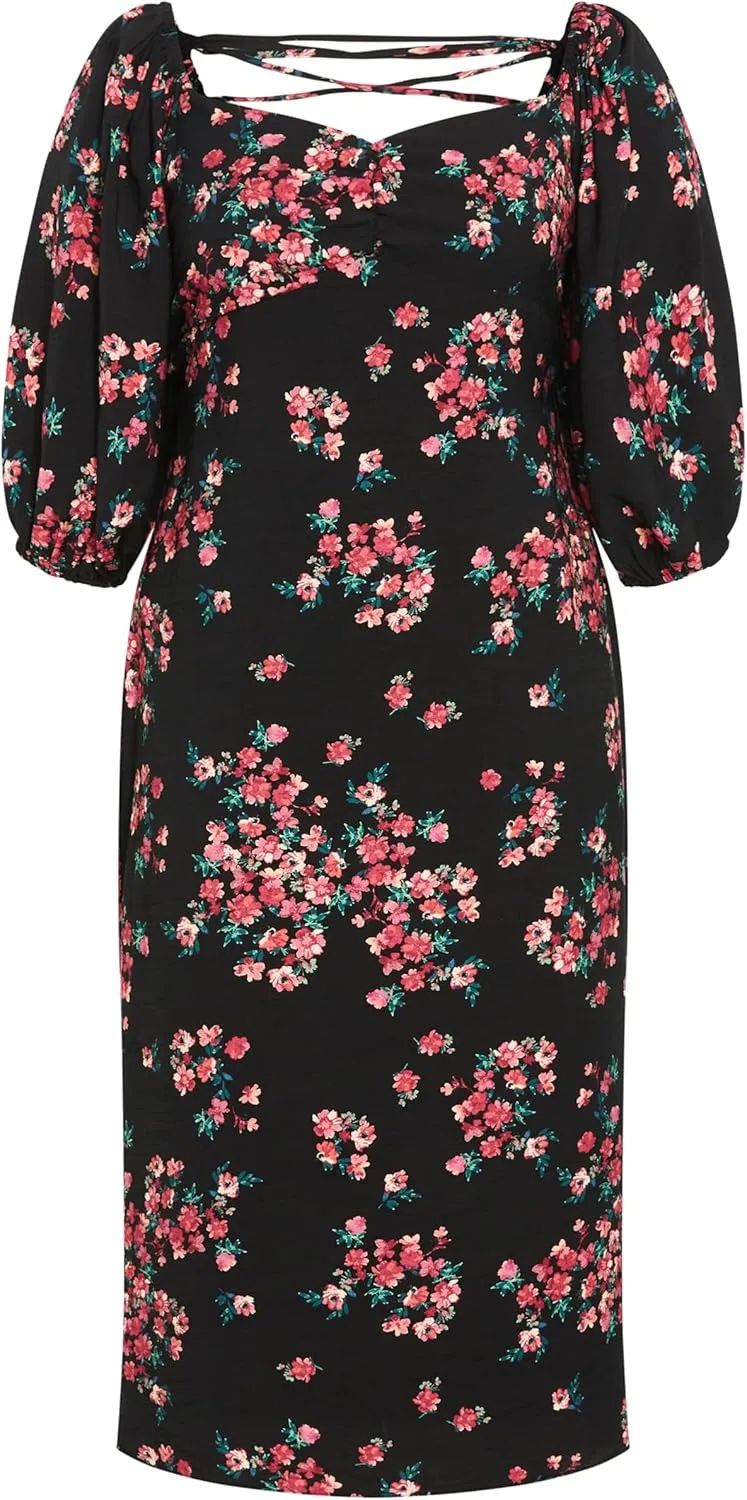 City Chic Women's Plus Size Dress Blake PRT