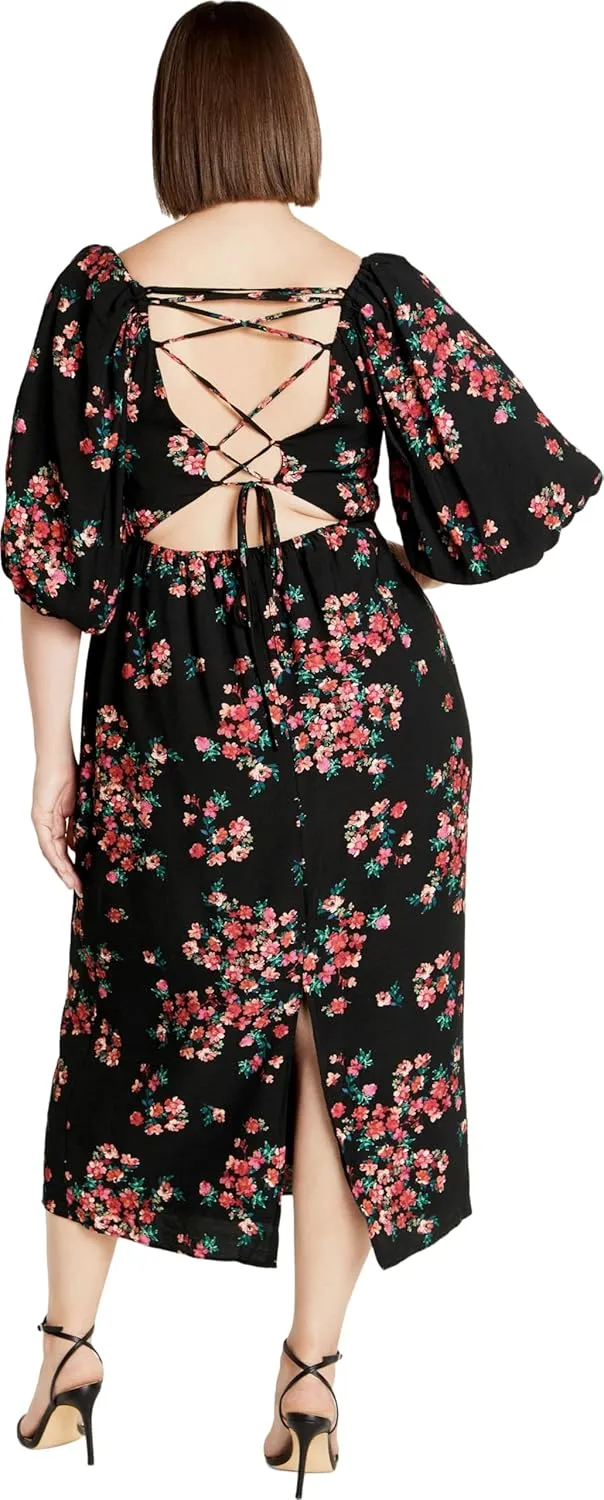 City Chic Women's Plus Size Dress Blake PRT