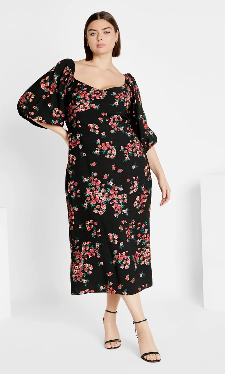 City Chic Women's Plus Size Dress Blake PRT