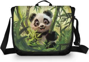Classic Vintage Flap Messenger Bag for Men Women 15.6 Inch Laptop Crossbody Bag Casual Travel Shoulder Satchel Bag