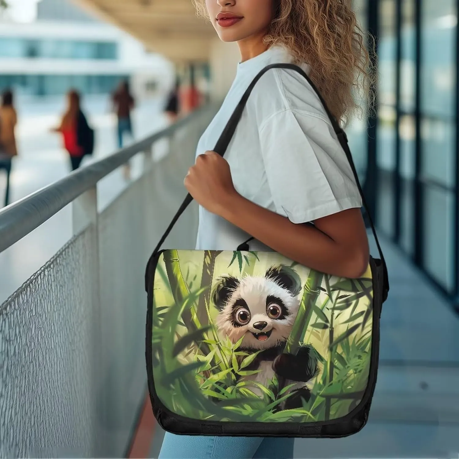 Classic Vintage Flap Messenger Bag for Men Women 15.6 Inch Laptop Crossbody Bag Casual Travel Shoulder Satchel Bag