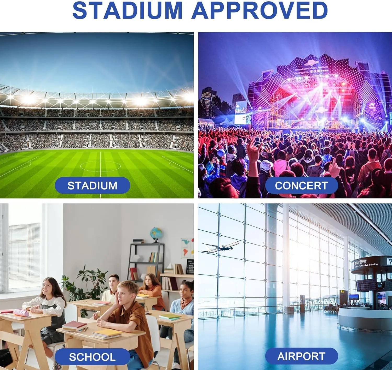 Clear Backpack Stadium Approved 12×12×6 Clear Mini Backpack Small Transparent Backpack for Concert, Beach, Work, Travel & Sporting（Coffee brown）