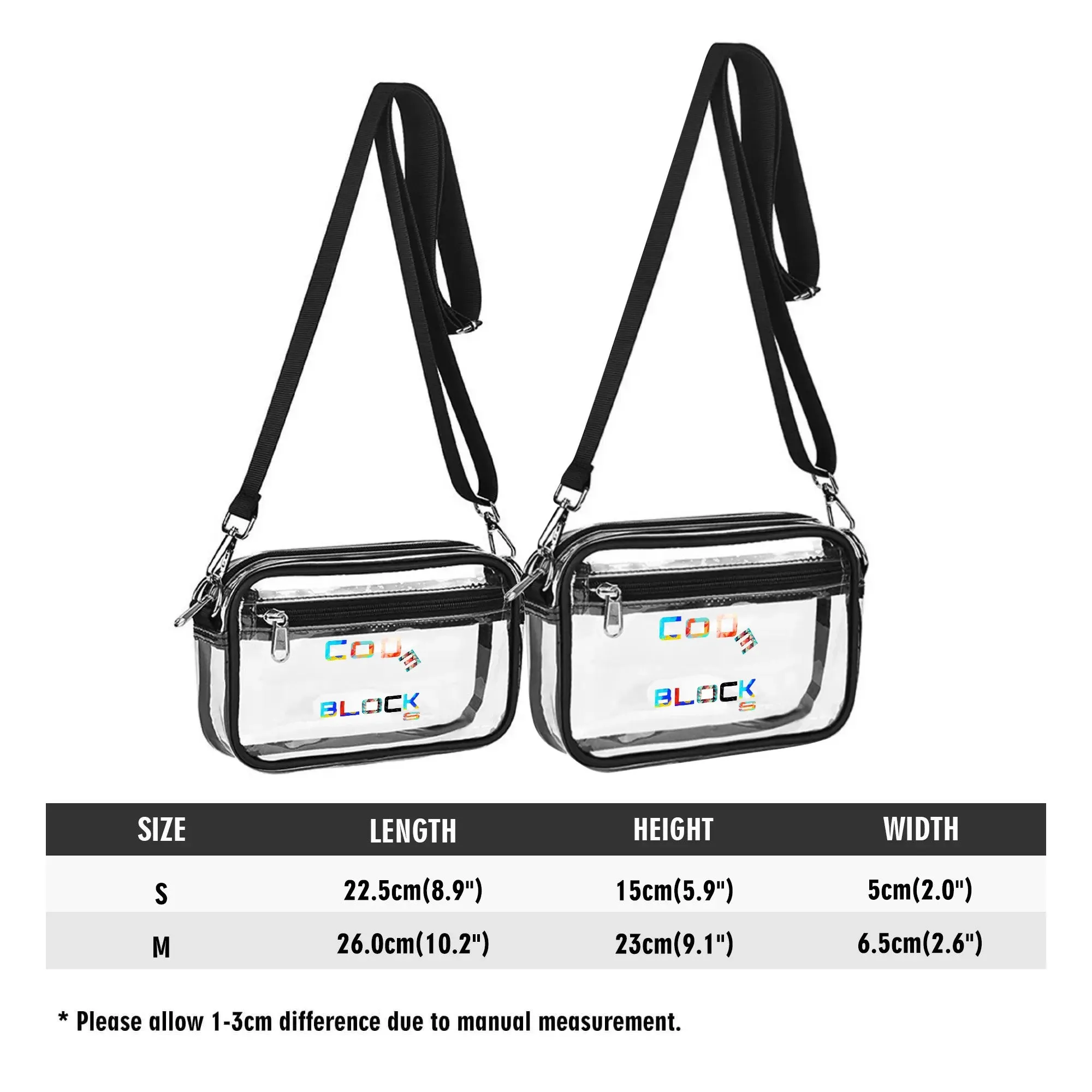 Clear Fashion Waterproof Transparent Summer Bag(Single-Sided Print)