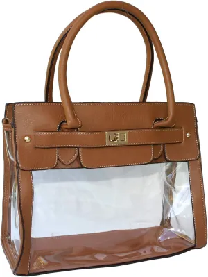 Clear Transparent Tote Purse Beach Bag Handbag