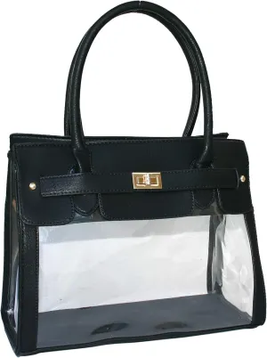 Clear Transparent Tote Purse Beach Bag Handbag