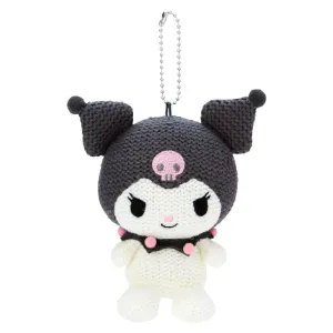 [Clearance]#[Sanrio] Amigurumi-style Knit Mascot Holder - Kuromi [JUN 2024] Sanrio Original Japan