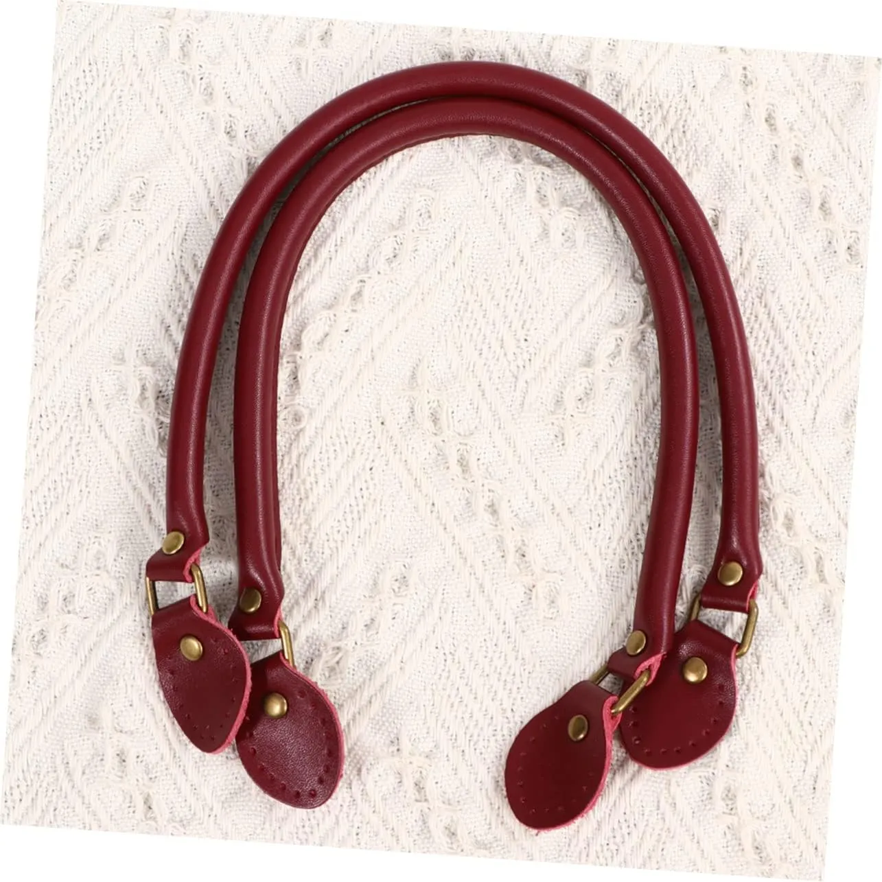 COHEALI 60cm Long Genuine Leather Bag Strap Handbag Belt Tote Bag Handle Replacement Thicken Belt