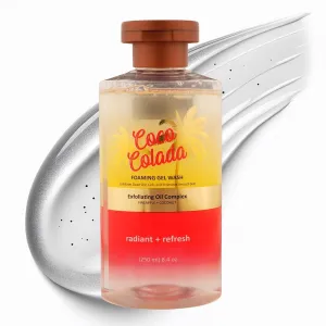 Colada Foaming Gel Body Wash | Exfoliating Oil Complex with Coconut & Pineapple | Gently Exfoliates & Promotes Smooth Skin | 250ml (Pack Of 1)