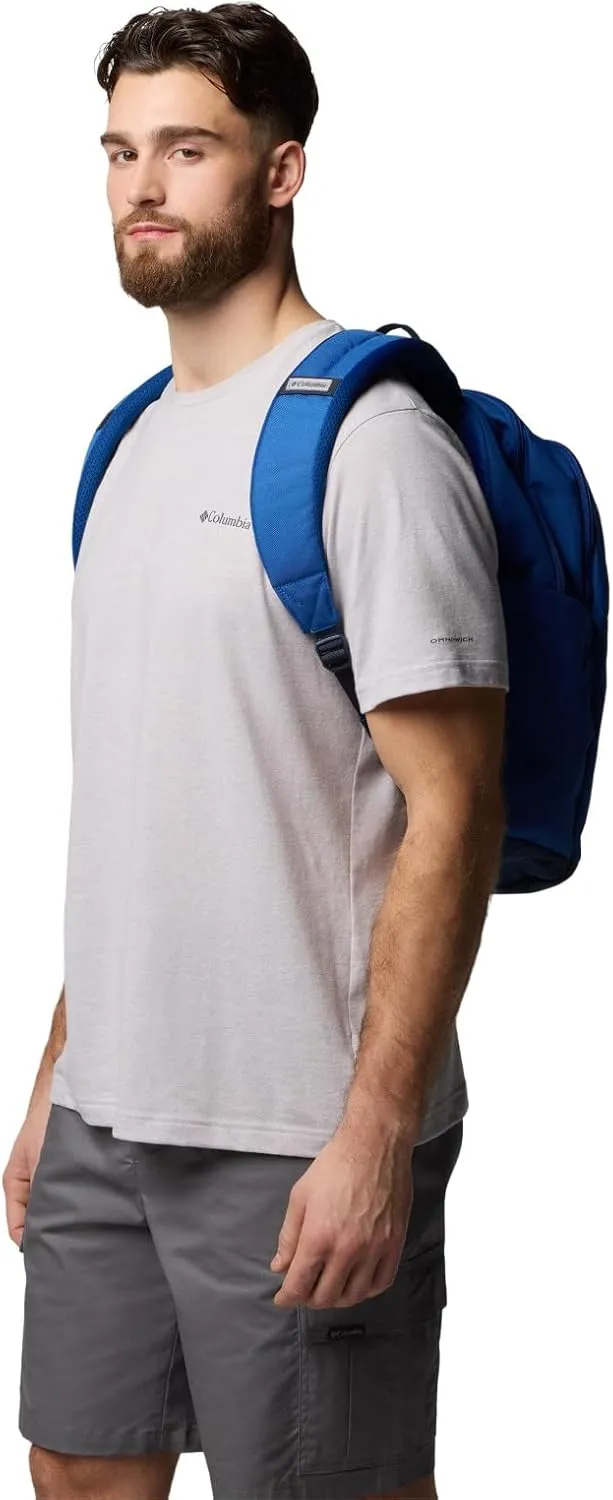 Columbia Unisex Buxton 26L Backpack, Mountain Blue/Collegiate Navy, One Size