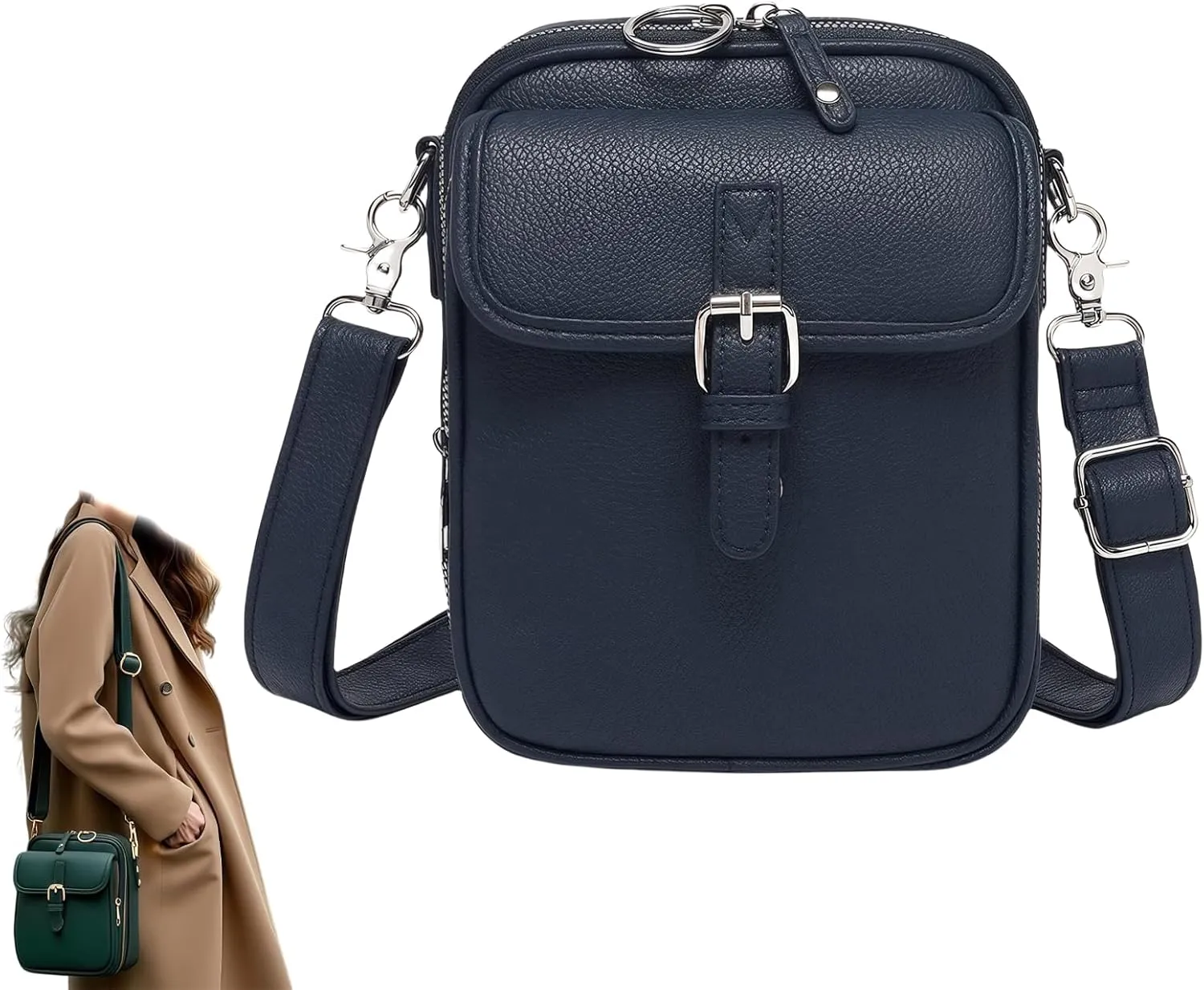Comebybuy Purse Vintage Mini Messenger Bag, Comebybuy Crossbody Bag, for Women and Men, Perfect for Travel and Daily Use