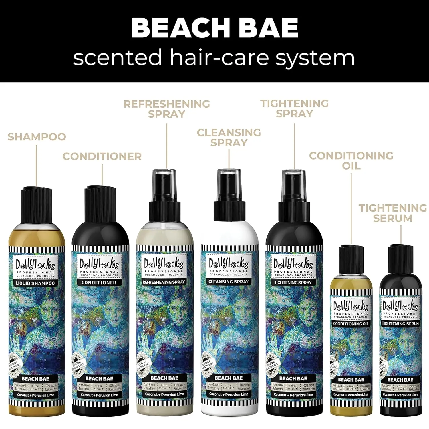 Conditioning Moisturizer for Dry, Damaged, Curly & Frizzy Hair - Organic Grapefruit Dreadlock Oil, 4 oz
