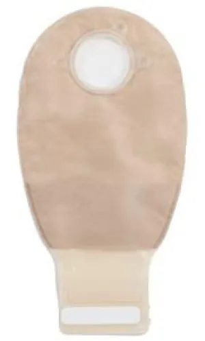 ConvaTec 416424 Natura 12" Drainable Pouch, 1 Sided Comfort Panel, Tail Closure, Transparent, 2-3/4" Flange, Pack of 10