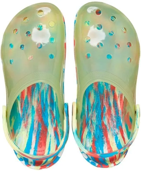 Crocs Unisex Adult Classic Translucent Marbled Clog