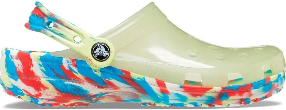 Crocs Unisex Adult Classic Translucent Marbled Clog