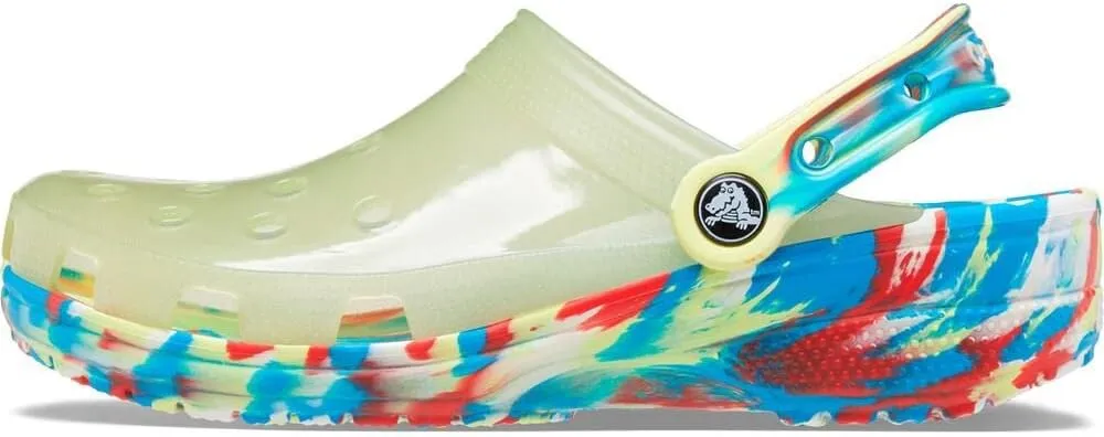 Crocs Unisex Adult Classic Translucent Marbled Clog