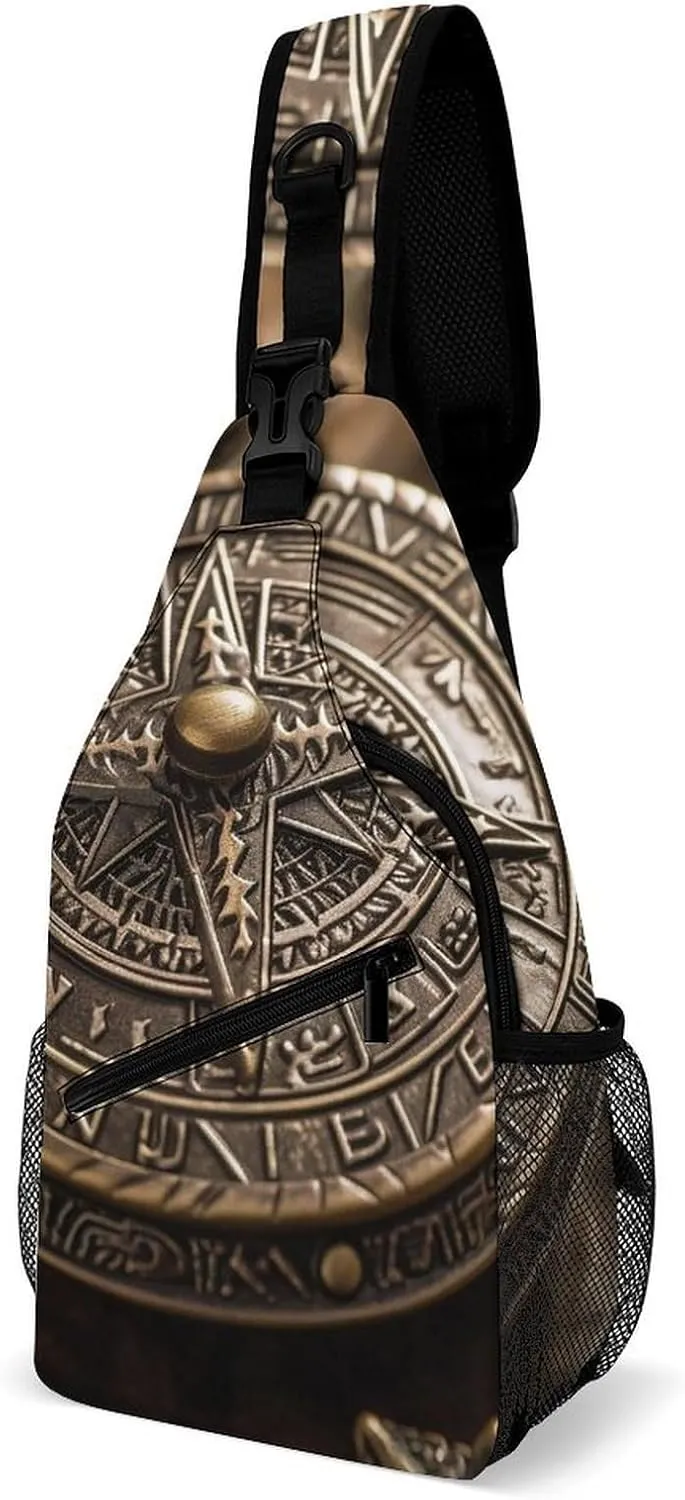 Crossbody Bag for Women Men Chest Bag Pirate Skull Sling Bag Crossbody Shoulder Bag Sling Backpack