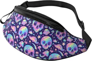 Crossbody Bags For Women Men - Crystal Skull Mushroom Fanny Packs For Women Cross Body, Cross Body Bag Mens