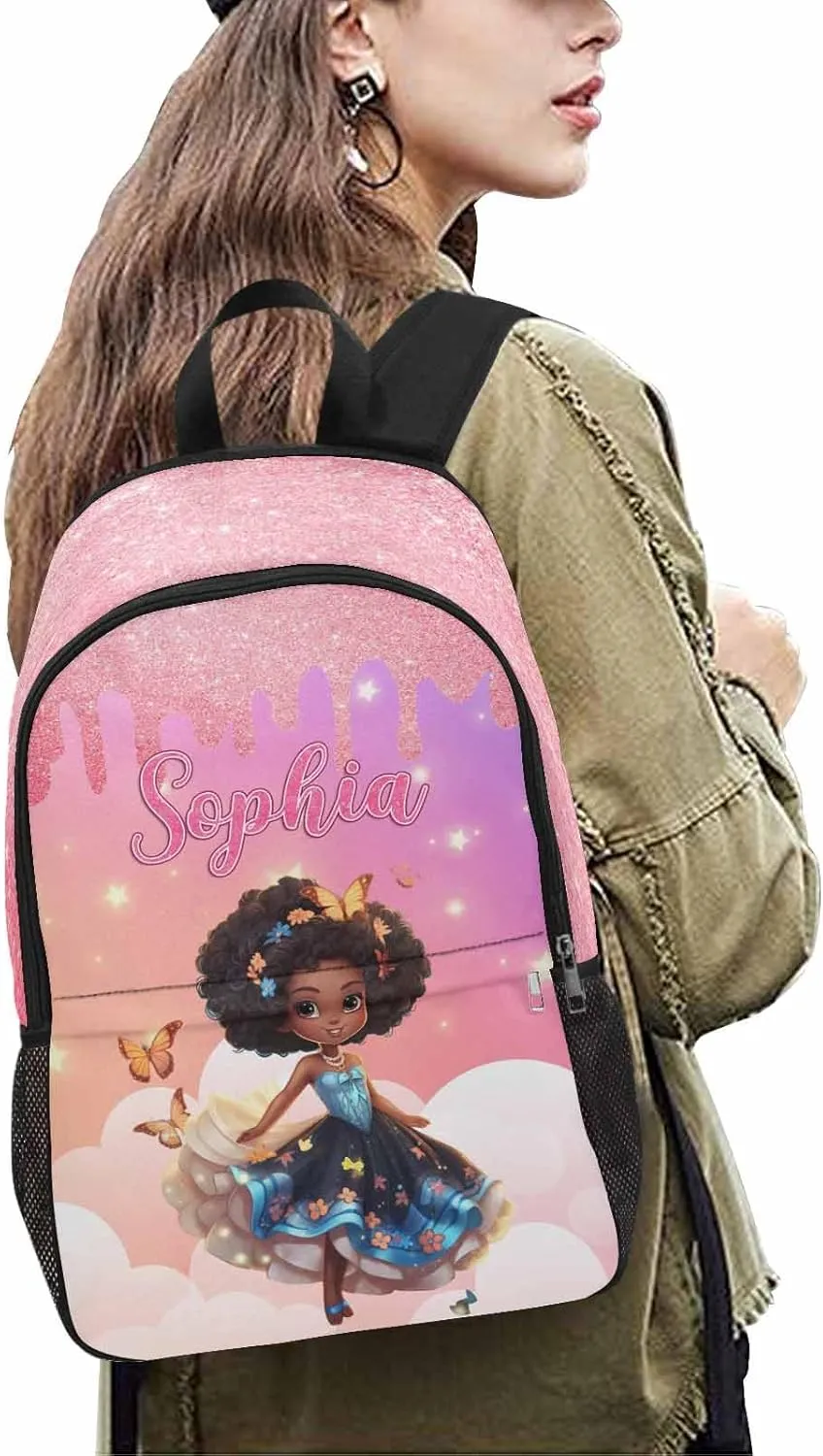 Custom Backpacks for Girls Boys Personalized Name Kids School Backpack Children Casual Daypack Backpacks Customized Kid's Backpack School Bag for Girls Child Back to School Gift