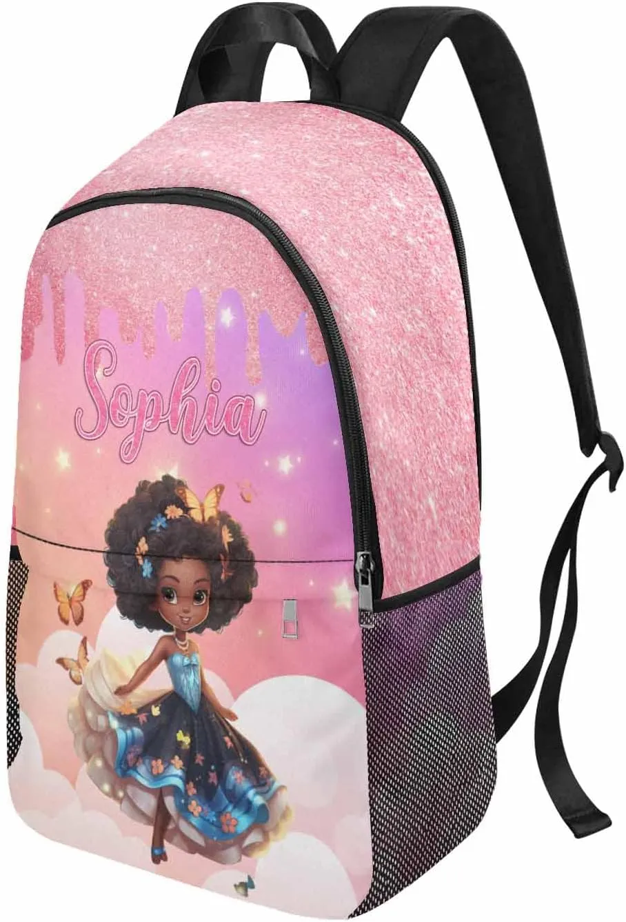 Custom Backpacks for Girls Boys Personalized Name Kids School Backpack Children Casual Daypack Backpacks Customized Kid's Backpack School Bag for Girls Child Back to School Gift